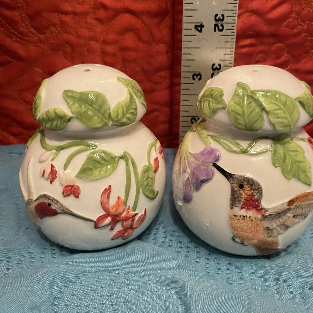 American Atelier Humming Bird‎ Salt Pepper Shakers 3